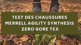 Merrell Agility Synthesis ZERO GORE TEX  Test amp Avis  ☞ review de Nadia [upl. by Fronnia799]