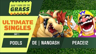 DE  Nanoash Bowser vs Peace2 Wario  DPG 2024  Ultimate Singles Pools [upl. by Oiramrej]