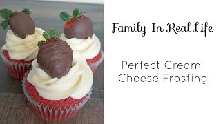 Perfect Cream Cheese Frosting  Recipe amp Tutorial [upl. by Ataeb]