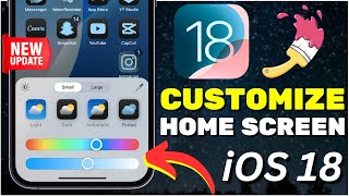 How To Customize your iPhone Home Screen iOS 18 [upl. by Naihtniroc]