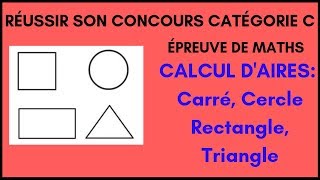 Maths concours categorie C  Calcul dAires 1 [upl. by Llirred269]