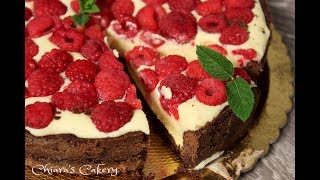 Crostata con crema al cioccolato bianco e lamponi [upl. by Lsil]