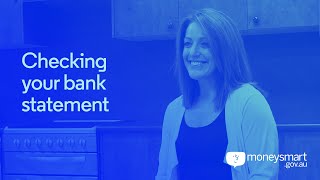 ASICs MoneySmart top tips on checking your bank statement [upl. by Nyliuqcaj665]