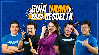 GUÍA UNAM 2024 ÁREA 3 Todos los reactivos resueltos del Examen simulador [upl. by Williams416]