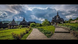 Manastirea Barsana  UNA DINTRE CELE MAI INALTE CONSTRUCTII DIN LEMN  Maramures  dji [upl. by Quar737]