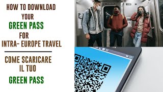 Come scaricare il tuo Green Pass How to download green pass in Italy [upl. by Majka]