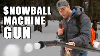 Snowball Machine Gun How to make [upl. by Aerdnahs149]