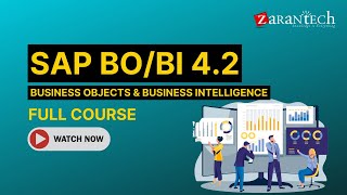 SAP BOBI Business Objects amp Business Intelligence 42 Full Course  ZaranTech [upl. by Elianora55]