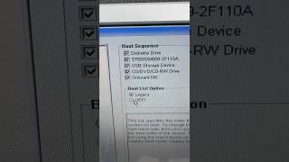 BIOS set up boot option error on Dell Computer Services boot error repair [upl. by Barbee]