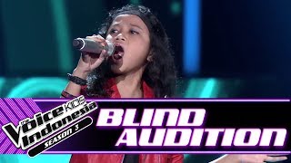 Qyra  The Spirit Carries On  Blind Auditions  The Voice Kids Indonesia Season 3 GTV 2018 [upl. by Oona]