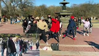 Donna and Woody Surprise Flash Mob Proposal  NYC [upl. by Kwasi]