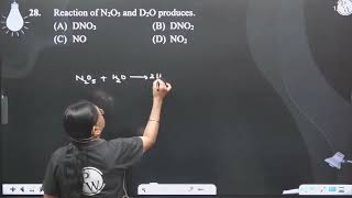 Reaction of N2O5 and D2O produces [upl. by Yvad]