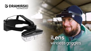 iLens – new innovative wireless AR goggles by Dramiński augmentedreality ultrasound veterinary [upl. by Malim]