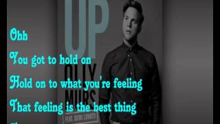 Up  Olly Murs ft Demi Lovato lyrics video [upl. by Cooley]