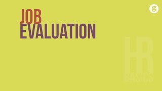 HR Basics Job Evaluation [upl. by Delphina327]