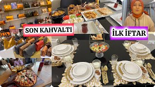 İKİ GÜN VLOG❌SON KAHVALTI🥰İLK GÜNE YAKIŞIR İFTAR MASAM👌İFTAR MENÜSÜ [upl. by Aliuqahs]