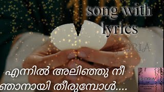 എന്നിൽ അലിഞ്ഞു നീ ഞാനായ് തീരുമ്പോൾ  song with lyrics  Malayalam christian devotional song [upl. by Rapsac981]