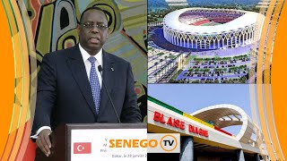 Macky Sall mise sur la Turquie pour la construction du stade olympique de Diamniadio [upl. by Moazami190]