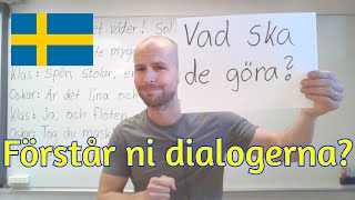 3 dialoger vad pratar de om SFI [upl. by Awahsoj]