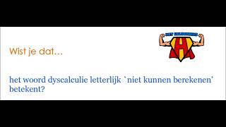 57Wist je dat over dyscalculie [upl. by Ravi]