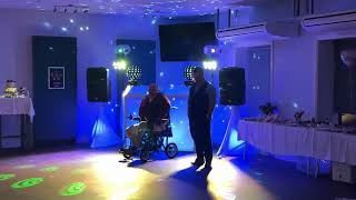 P j mobile disco and events hire wedding day Mr and Mrs Clark tigers club holbeach [upl. by Kristof2]