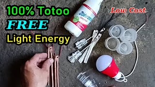 Zonrox Power Lamp  Legit FREE Electricity  Solar Power Light  DIY Salt Water Free Energy Legit [upl. by Notniv]