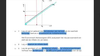 🎓 Economie vwo  IS MB GA model  voorbeeld examenopgave 1 [upl. by Auhesoj663]