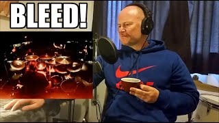 Drum Teacher Reacts Meshuggah  BLEED  Tomas Haake Live Drum Cam [upl. by Atul]