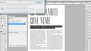 Inserer un hyperlien dans Indesign CS6 [upl. by Ennaj]