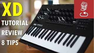 Korg Minilogue XD Review tutorial and 8 patch ideas by Loopop [upl. by Nance]