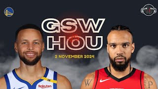 Golden State Warriors vs Houston Rockets Full Game Highlights  November 2 2024 NBA Season [upl. by Aramoy]