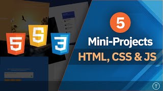 50 Projects  HTML CSS JavaScript [upl. by Adigun519]