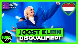 Is JOOST KLEIN and NETHERLANDS going to be DISQUALIFIED from EUROVISION 2024 FINAL REACTION [upl. by Ruyle]