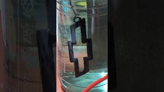 Trying to electroplate my prints 3dprinting 3printed 3dprint electroplating metal adhd [upl. by Oal347]