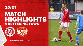 HIGHLIGHTS Brackley Town 1 Kettering Town 1 Vanarama National League North [upl. by Feeney]