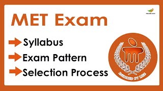 MET Common Entrance Test Syllabus 2023  Exam Pattern for MET Entrance Exam 2023 [upl. by Honorine]