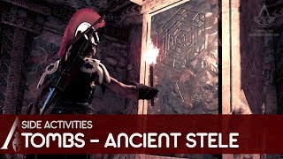 Assassins Creed Odyssey  All Tombs Ancient Stele Gameplay Walkthrough [upl. by Oirevlis627]