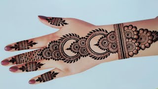 Back Hand Mehndi Design  Eid Mehndidesigns  bridal mehndi  mehandi mehndi ke design  mehendi [upl. by Airdnal]