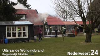 Uitslaande woningbrand Roggelsedijk Meijel  3 april 2013 [upl. by Cinom]