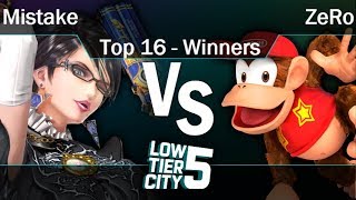 LTC 5  Mistake Bayonetta vs TSM  ZeRo Diddy Top 16  Winners  Smash 4 [upl. by Elyse]