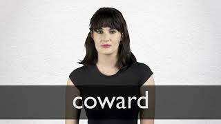 How to pronounce COWARD in British English [upl. by Eelidnarb]