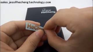 Electroforming Metal Nickel Sticker For Notebook Logo Custom Made Your Design [upl. by Hendrik]