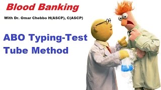 Blood Banking ABO TypingTest Tube Reverse Method [upl. by Amat]