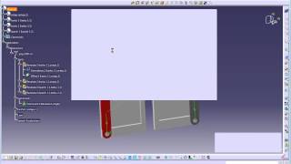 Catia V5 DMU Kinematics prismatic  revolute joints 11 [upl. by Anis976]