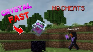 How to Crystal EXTREAMELY Fast in Minecraft PVP  1192 [upl. by Lossa]