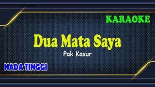 DUA MATA SAYA ll KARAOKE ANAK ANAK ll PAK KASUR ll NADA TINGGI DDO [upl. by Stonwin]