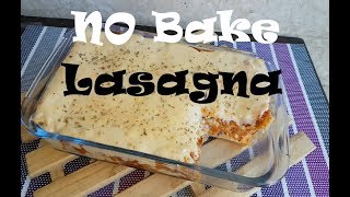 NO bake lasagna  cheese Bechamel recipe  Lasagna recipe [upl. by Hsivat938]