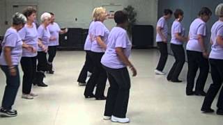 Locomotion Line Dance performed by Peoria Community Center A Class Act [upl. by Sokul897]