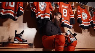 Brent Burns Dials in his Skates with the Sparx Sharpener 3 and BEAM [upl. by Carrel579]