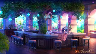 ELF COFFEE SHOP AMBIENCE Nature Sounds Mystical Coffee Shop Sounds Fantasy Ambience for Relaxing [upl. by Constant739]